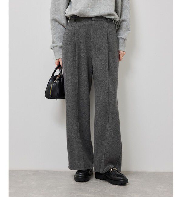 Rope&rsquo;Picnic「ジャージーワイドパンツ」|チノ|