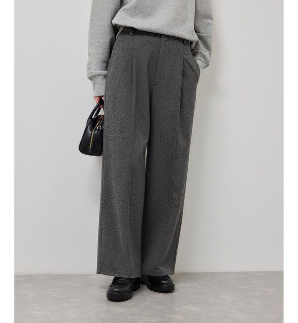 Rope&rsquo;Picnic「ジャージーワイドパンツ」|チノ|