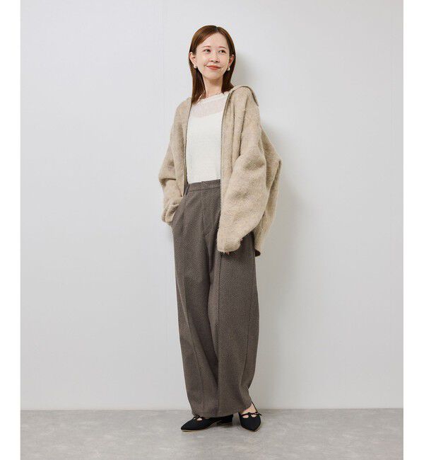 Rope&rsquo;Picnic「ジャージーワイドパンツ」|チノ|