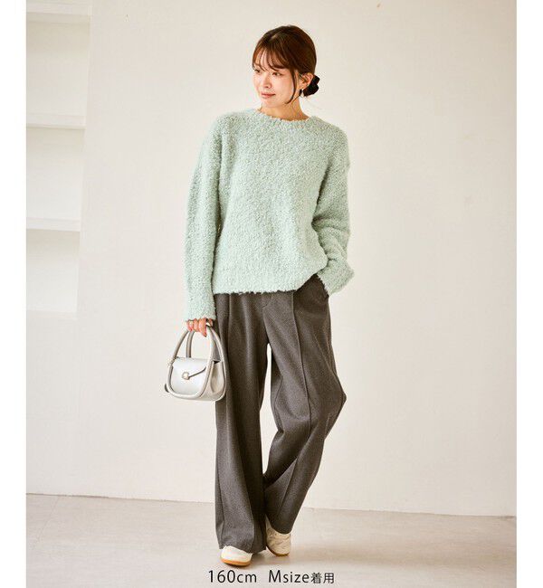 Rope&rsquo;Picnic「ジャージーワイドパンツ」|チノ|