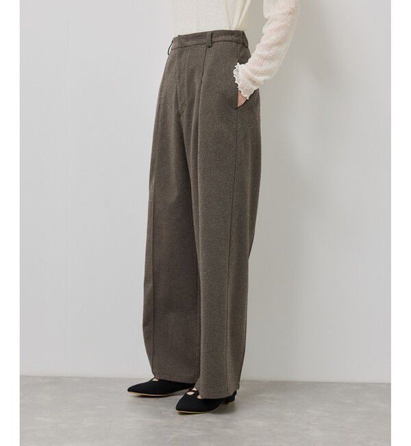 Rope&rsquo;Picnic「ジャージーワイドパンツ」|チノ|