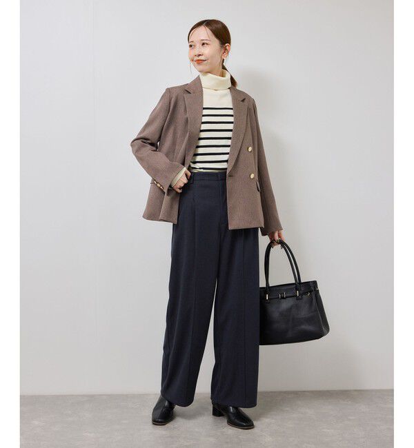 Rope&rsquo;Picnic「ジャージーワイドパンツ」|チノ|