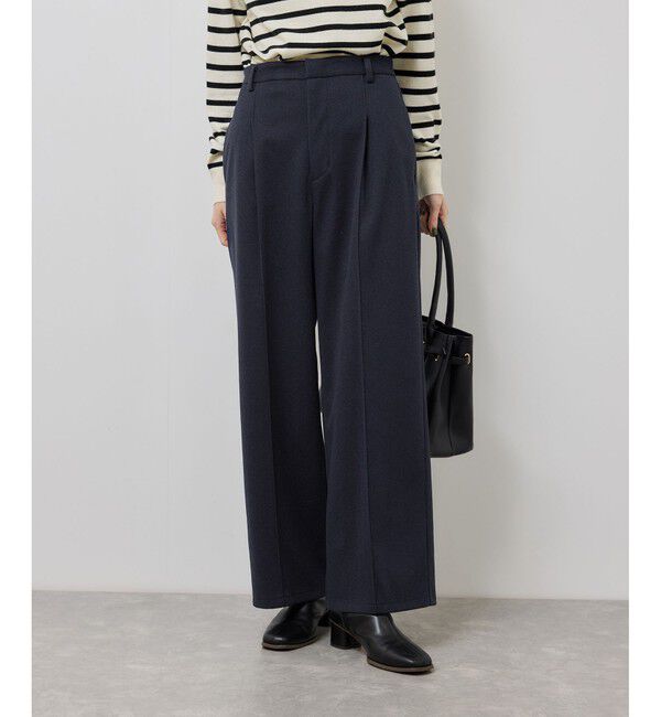 Rope&rsquo;Picnic「ジャージーワイドパンツ」|チノ|