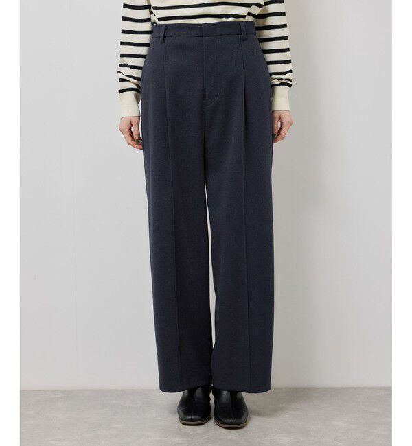 Rope&rsquo;Picnic「ジャージーワイドパンツ」|チノ|