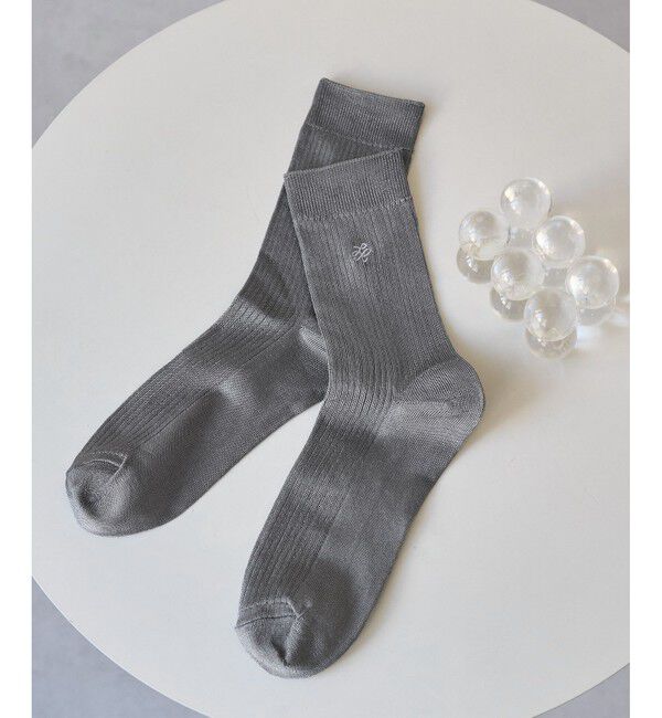 ROPE PICNIC PASSAGE「RPロゴソックス」|ソックス|シルバー(93)