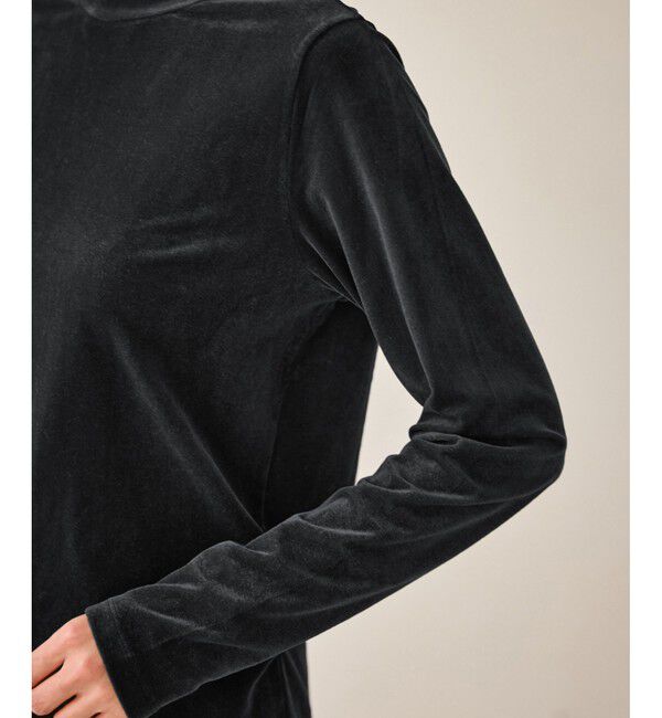 Rope&rsquo;Picnic「シアートリコットベロアタートルトップス」|Tシャツ・カットソー|