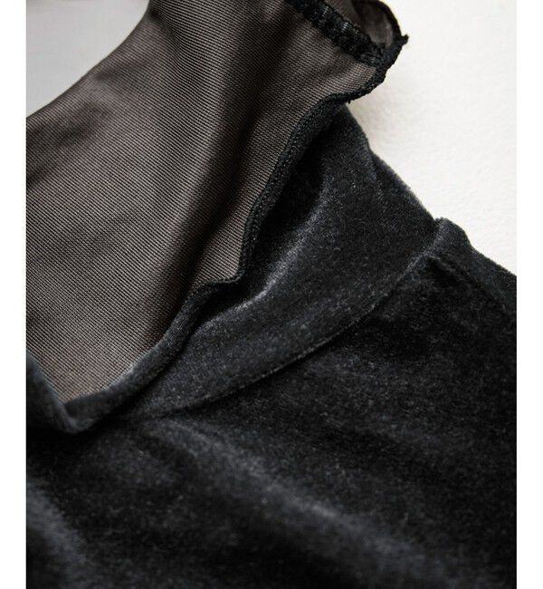 Rope&rsquo;Picnic「シアートリコットベロアタートルトップス」|Tシャツ・カットソー|