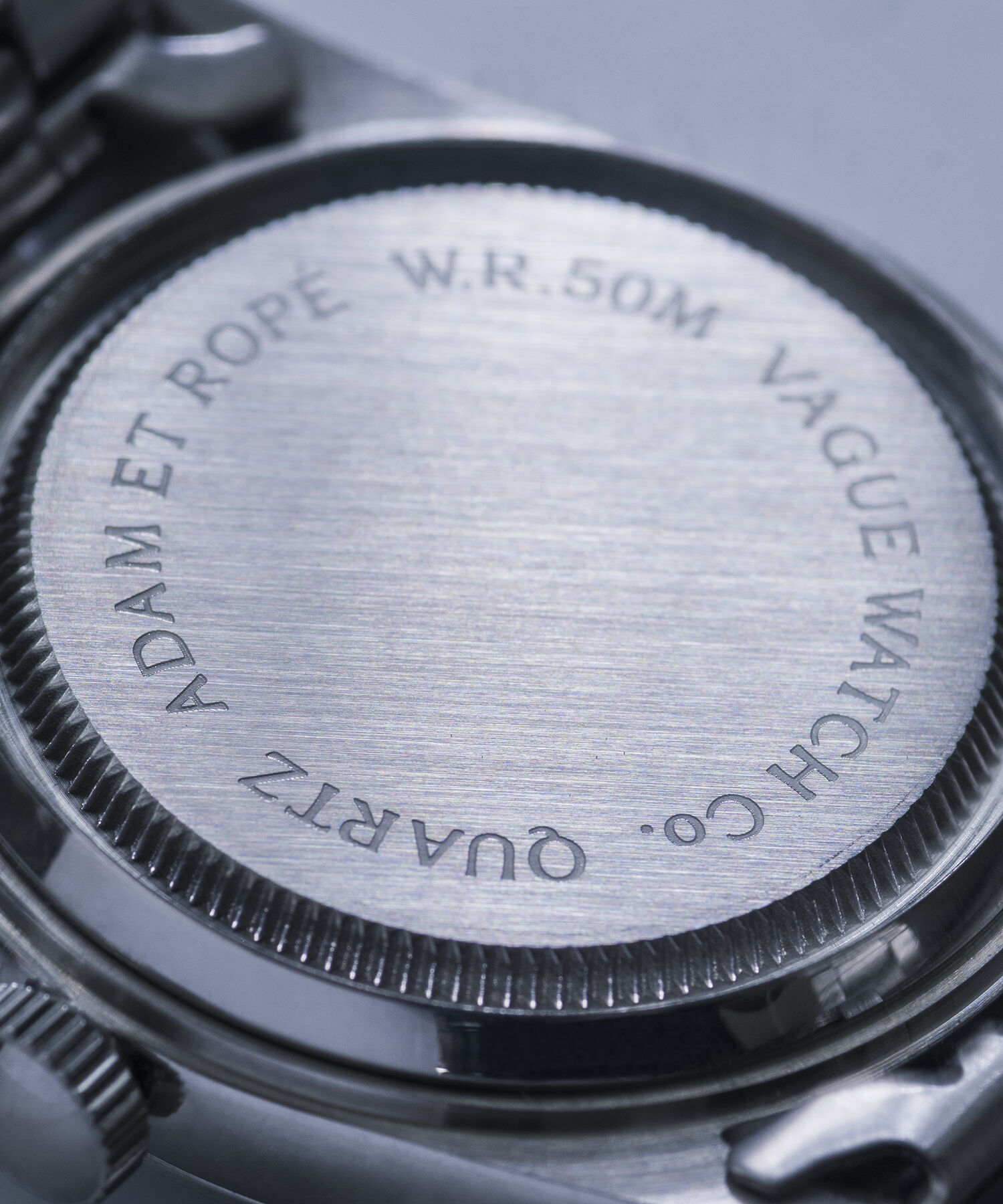 ADAM ET ROPE'「《別注》【VAGUE WATCH CO. for ADAM ET ROPE'】FLATBACK WRISTWATCH（DAY-DATE&MOONPHASE）」|腕時計|