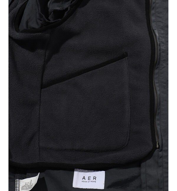 ADAM ET ROPE'「【WEB限定】《フリースライナー付・3way》ワッシャーナイロン バルマカーン コート / ユニセックス」|ステンカラーコート|