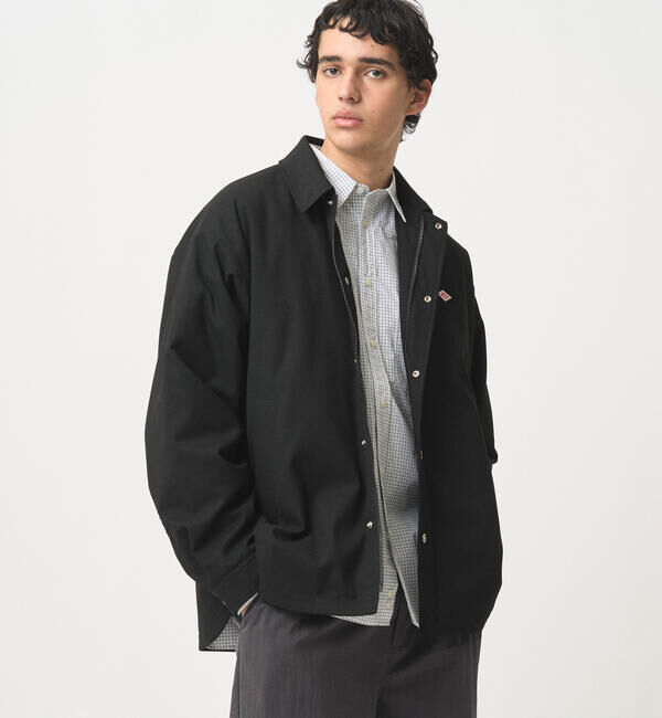 DANTON「DANTON | 中綿 コーチジャケット MEN」|その他|BLACK