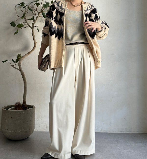  「スクエアニットタンク」|ニット・セーター|