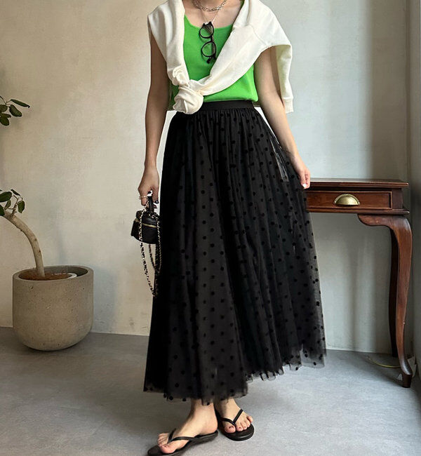  「スクエアニットタンク」|ニット・セーター|