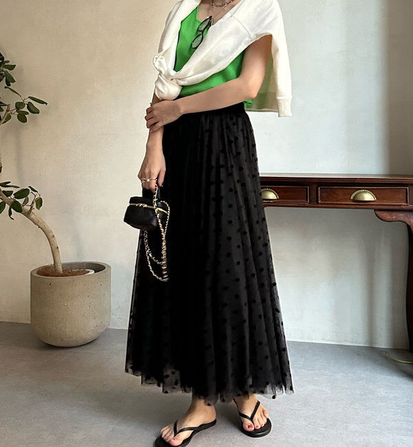  「スクエアニットタンク」|ニット・セーター|