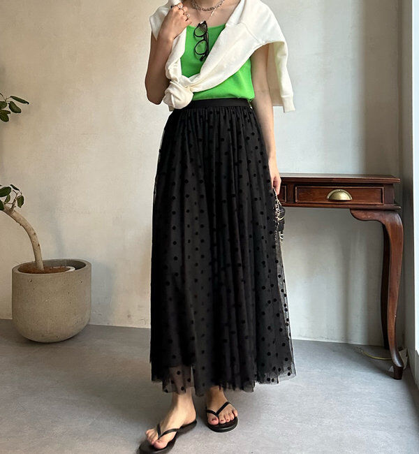  「スクエアニットタンク」|ニット・セーター|