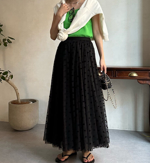  「スクエアニットタンク」|ニット・セーター|