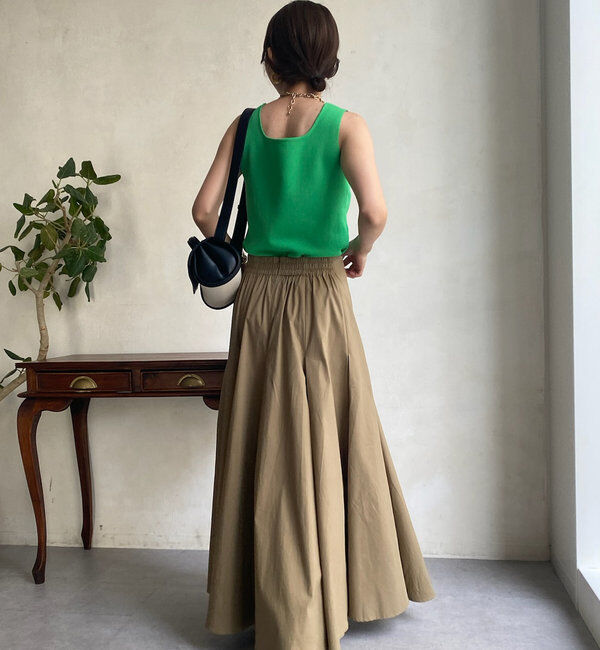  「スクエアニットタンク」|ニット・セーター|