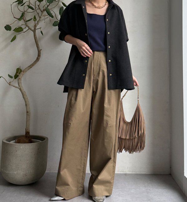  「スクエアニットタンク」|ニット・セーター|