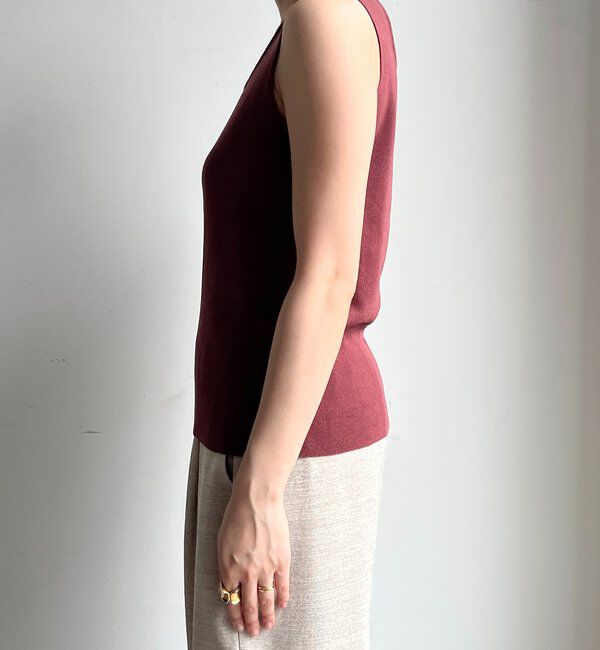  「スクエアニットタンク」|ニット・セーター|