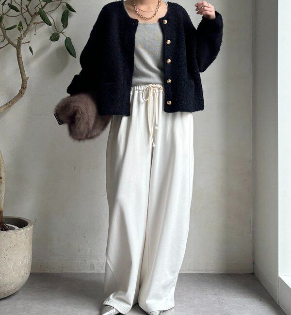  「スクエアニットタンク」|ニット・セーター|