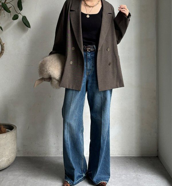  「スクエアニットタンク」|ニット・セーター|