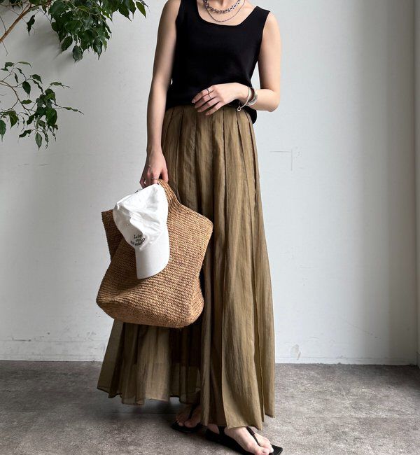  「スクエアニットタンク」|ニット・セーター|