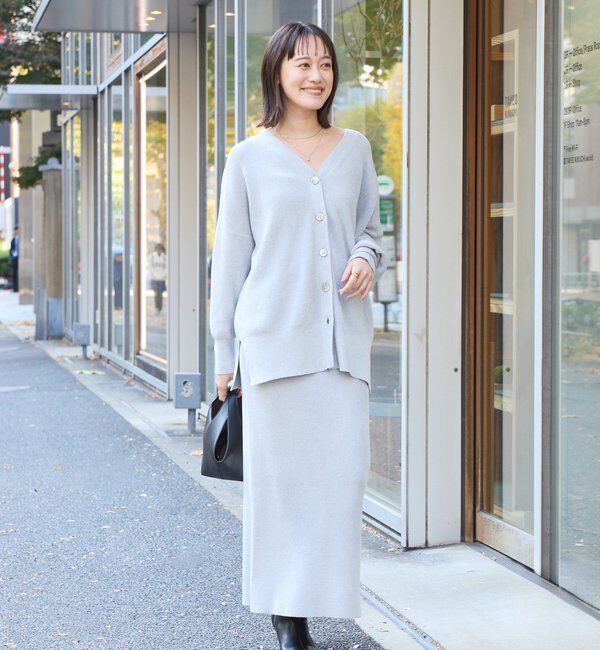  「【上品な輝き】ラメモール2WAYカーデ」|ニット・セーター|