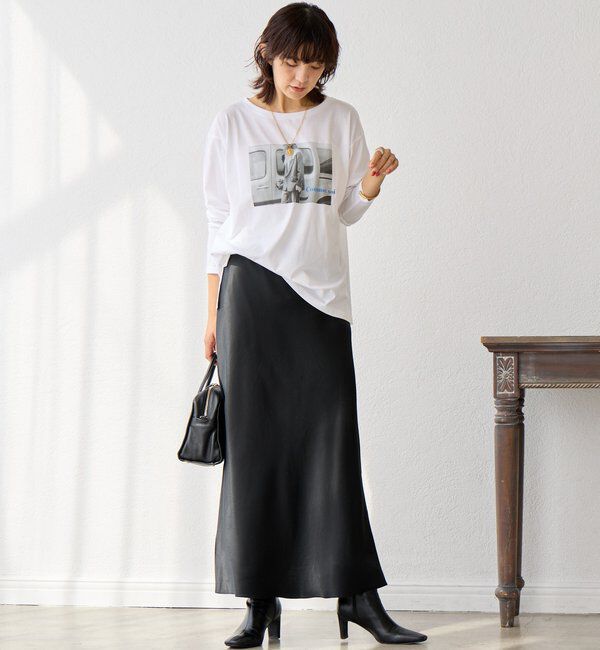  「【インナーとしても◎】PHOTO long Tee」|Tシャツ・カットソー|