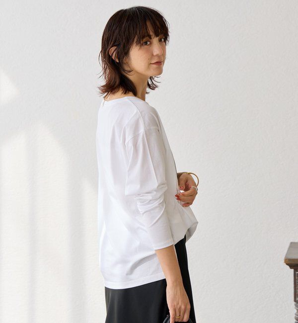  「【インナーとしても◎】PHOTO long Tee」|Tシャツ・カットソー|