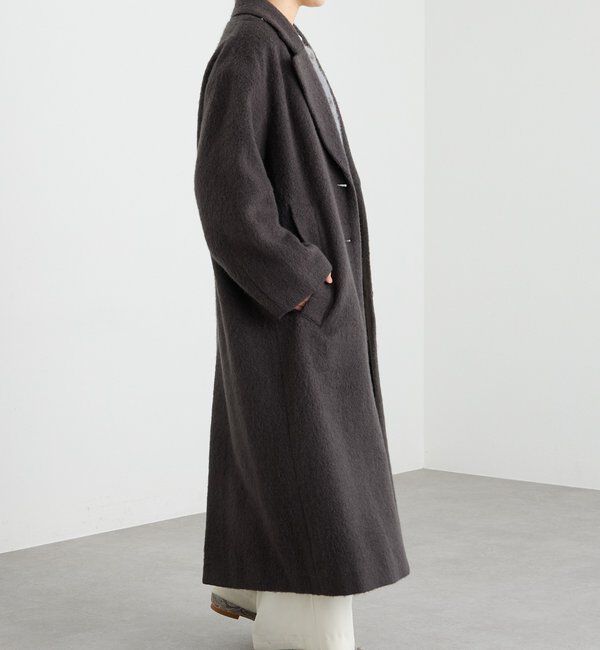  「【柔らかな質感】シャギーロングチェスターコート」|その他|