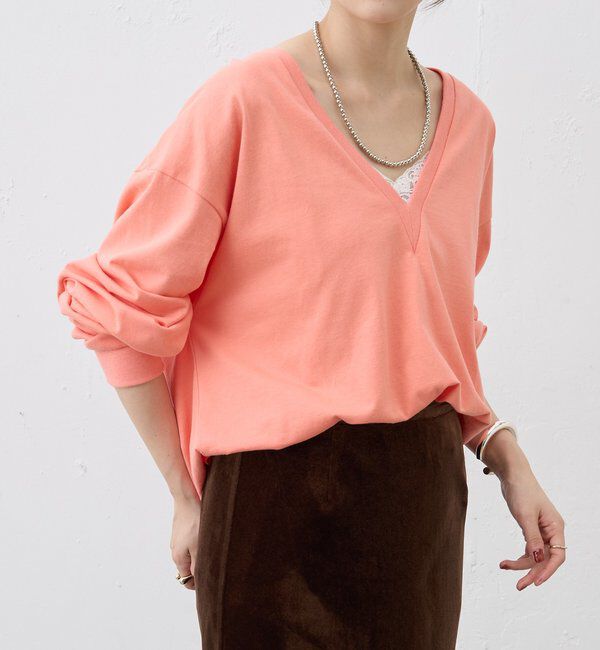  「【ONIT】ディープVネックカットソー」|Tシャツ・カットソー|