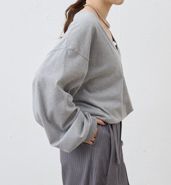  「【ONIT】ディープVネックカットソー」|Tシャツ・カットソー|