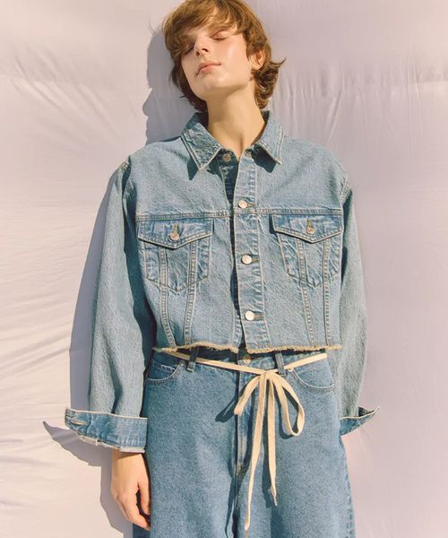 LOWRYS FARM「ＣＯＮＥ／ショートＧジャン」|その他|ブルー２