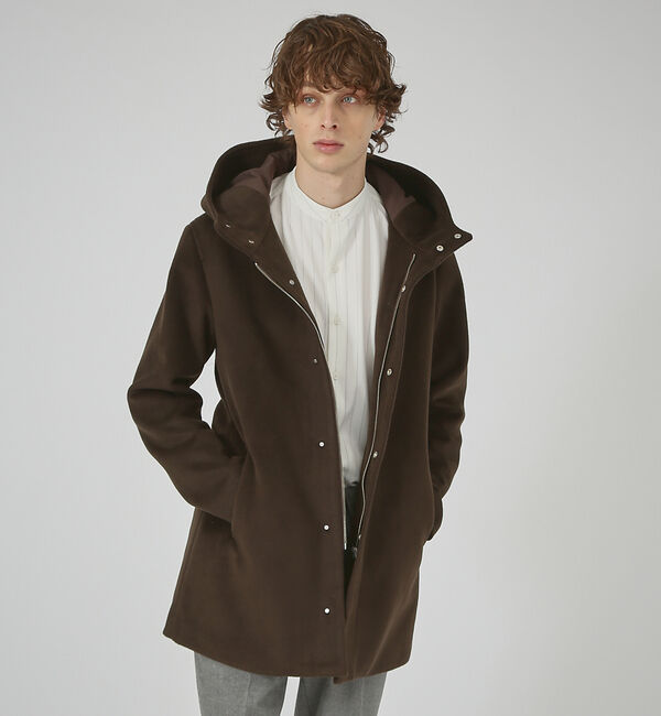 ABAHOUSE「【毛玉レス】ウール調メルトン フードコート」|その他|