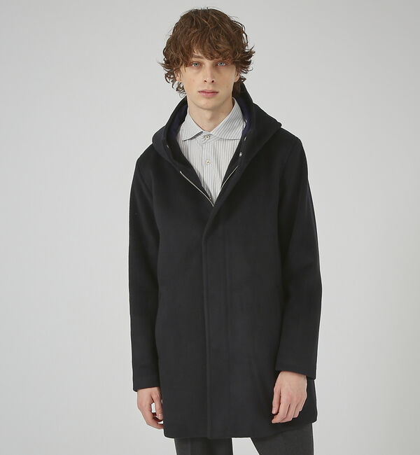 ABAHOUSE「【毛玉レス】ウール調メルトン フードコート」|その他|