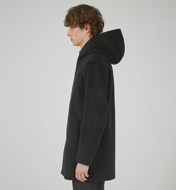 ABAHOUSE「【毛玉レス】ウール調メルトン フードコート」|その他|