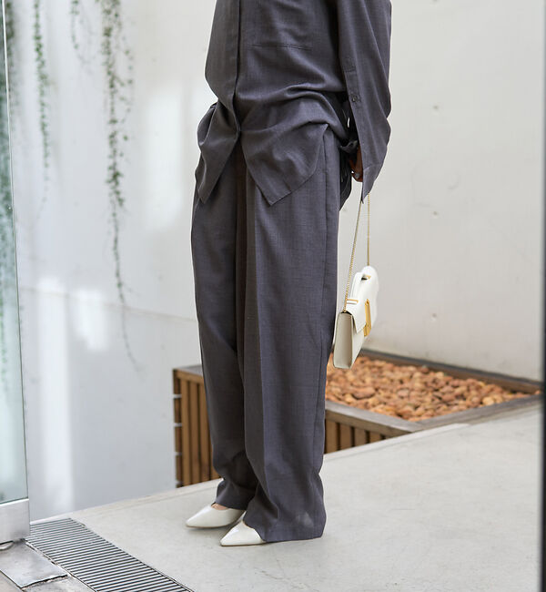 Rouge vif「【セットアップ対応】エアリーボイルパンツ」|その他|