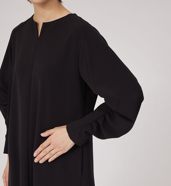 qualite「ギャザースリーブワンピース」|ワンピース|