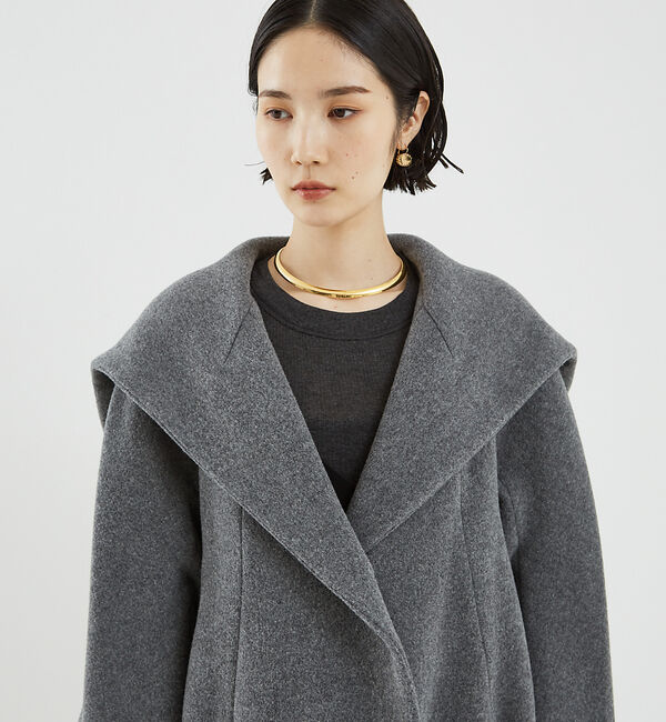 The Store by C' 「【HARUNOBUMURATA】 KAREN／ウールフーディーコート」|その他|