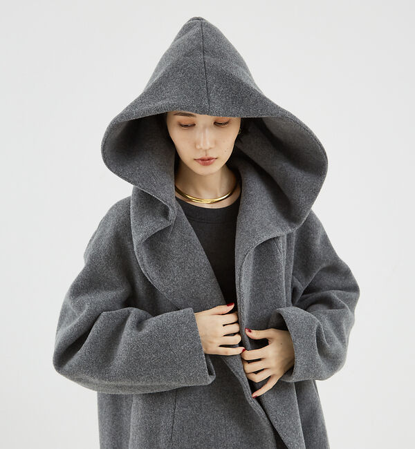The Store by C' 「【HARUNOBUMURATA】 KAREN／ウールフーディーコート」|その他|