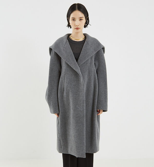 The Store by C' 「【HARUNOBUMURATA】 KAREN／ウールフーディーコート」|その他|