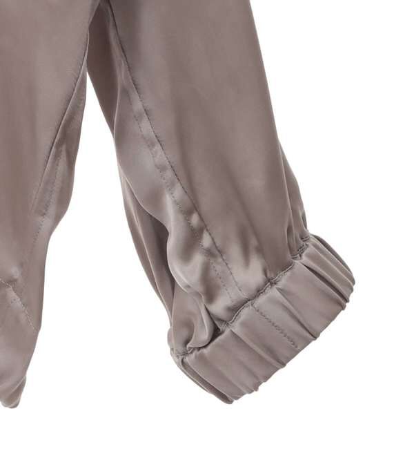 Liesse「サテンジップブルゾン」|その他|