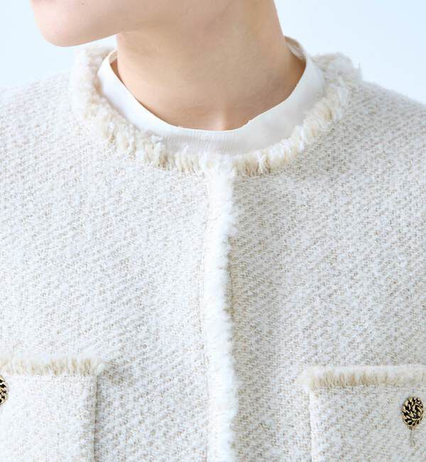 A_「【A_/エース】BALIノーカラーコート」|その他|