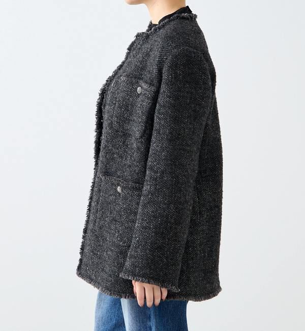 A_「【A_/エース】BALIノーカラーコート」|その他|