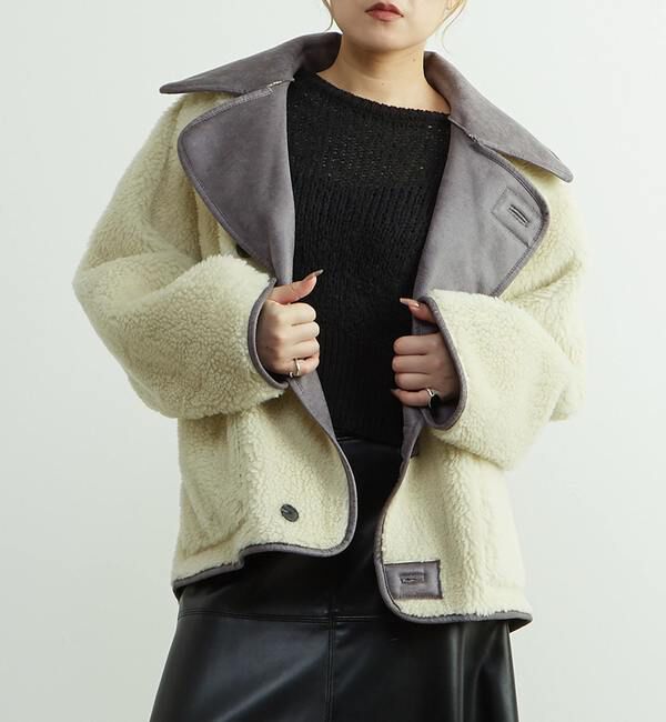 SOFFITTO「【HAVELESS/ハヴレス】ELLIE REVERSIBLE MUSTANG JACKET」|その他|