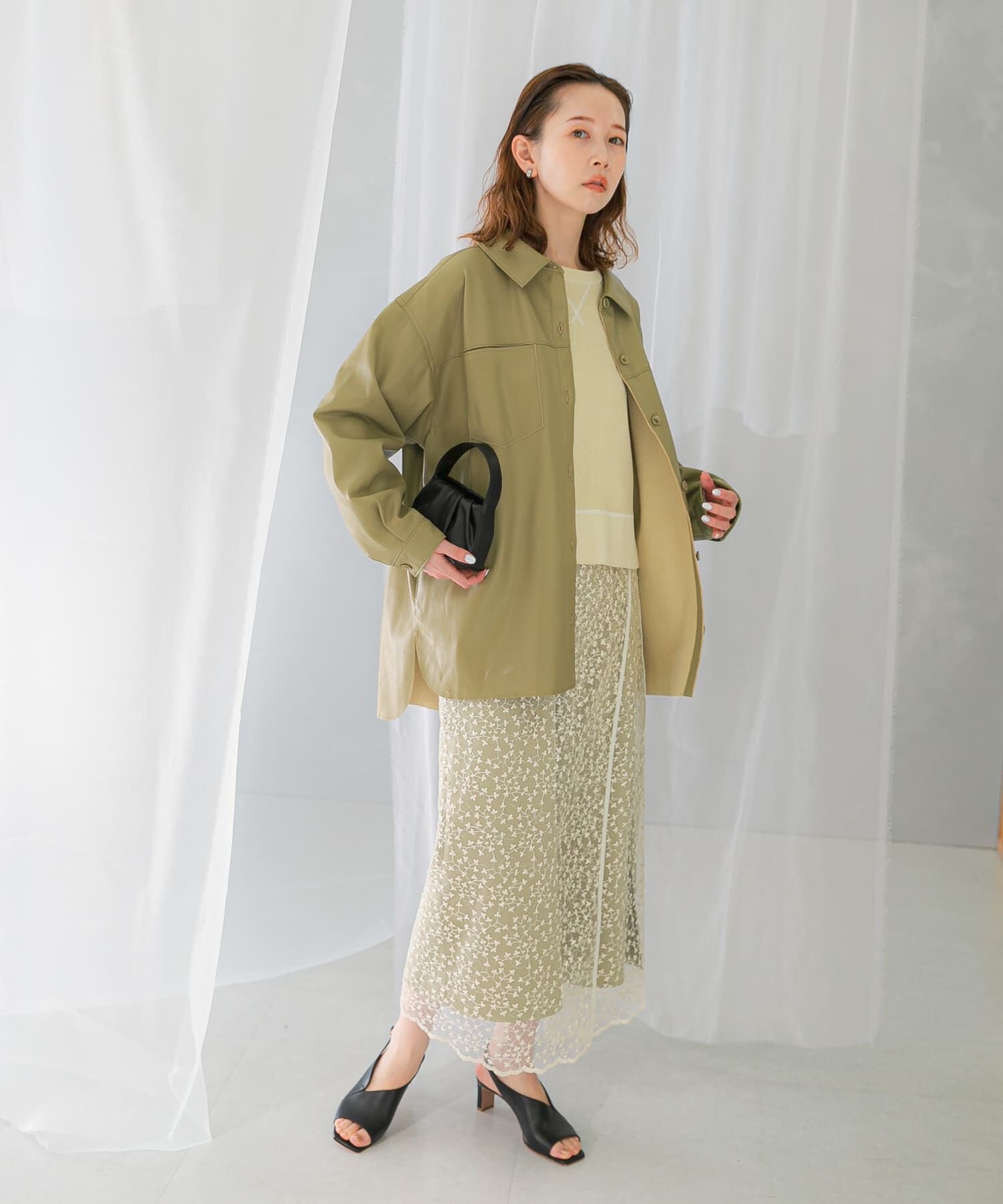 URBAN RESEARCH ROSSO「オーバージャケット」|その他|グリーン系その他