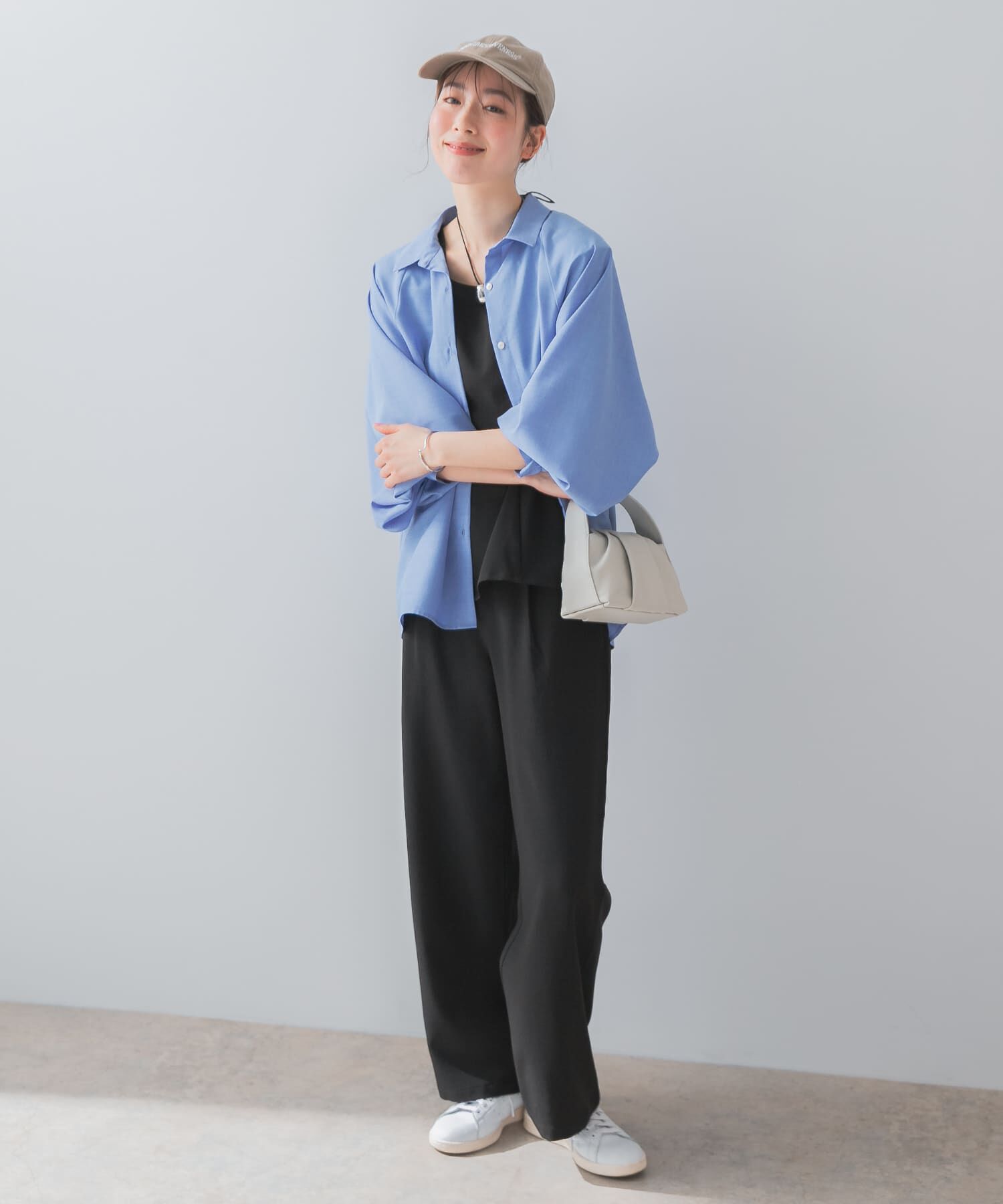 URBAN RESEARCH ROSSO「『UR TECH DRYLUXE』F by ROSSO　フレンチブラウス+ワイドパンツ」|その他|