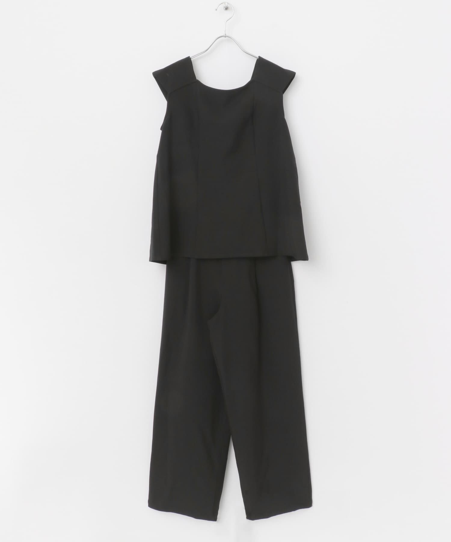 URBAN RESEARCH ROSSO「『UR TECH DRYLUXE』F by ROSSO　フレンチブラウス+ワイドパンツ」|その他|