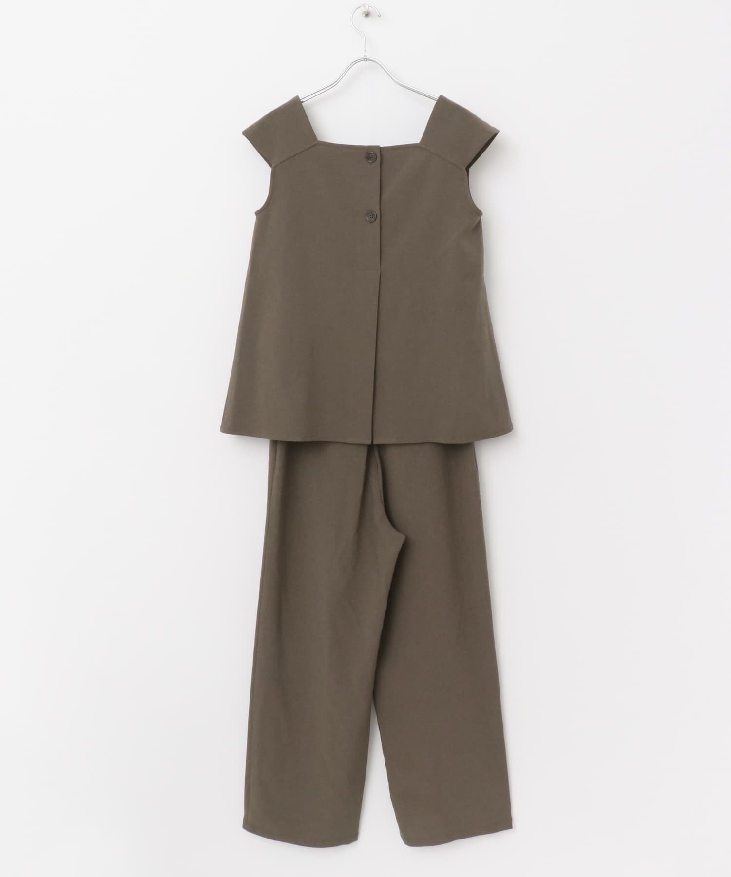 URBAN RESEARCH ROSSO「『UR TECH DRYLUXE』F by ROSSO　フレンチブラウス+ワイドパンツ」|その他|