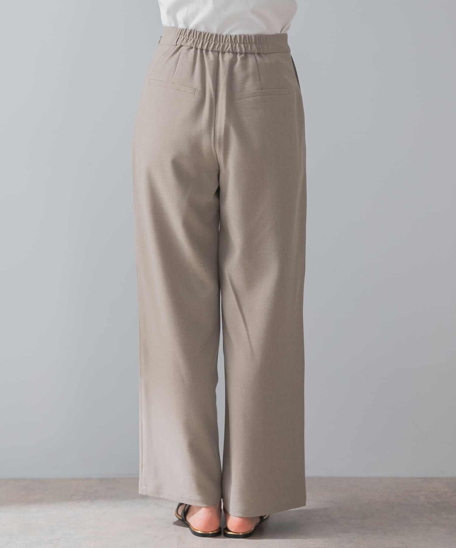 URBAN RESEARCH ROSSO「『UR TECH DRYLUXE』F by ROSSO　フレンチブラウス+ワイドパンツ」|その他|