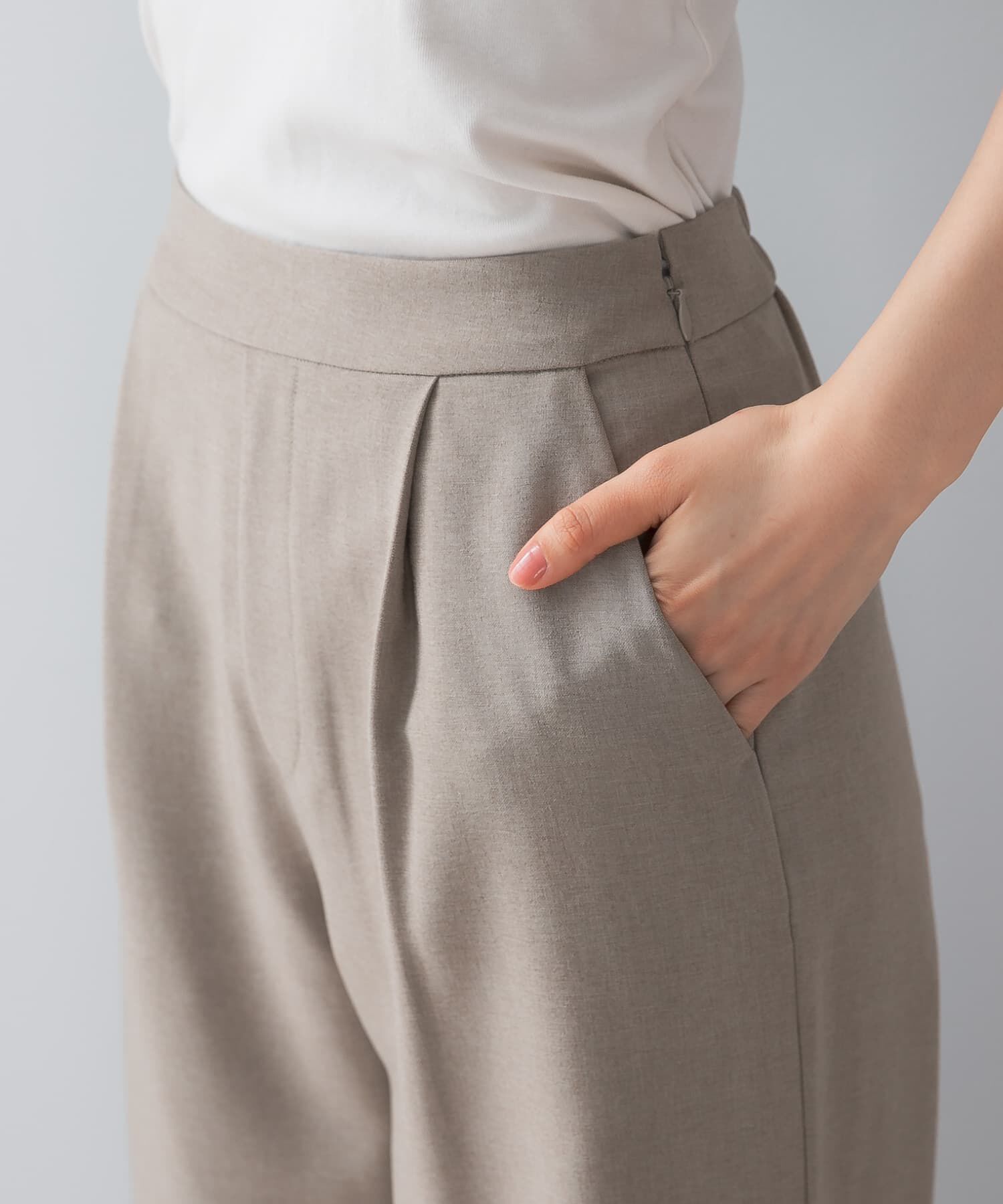 URBAN RESEARCH ROSSO「『UR TECH DRYLUXE』F by ROSSO　フレンチブラウス+ワイドパンツ」|その他|